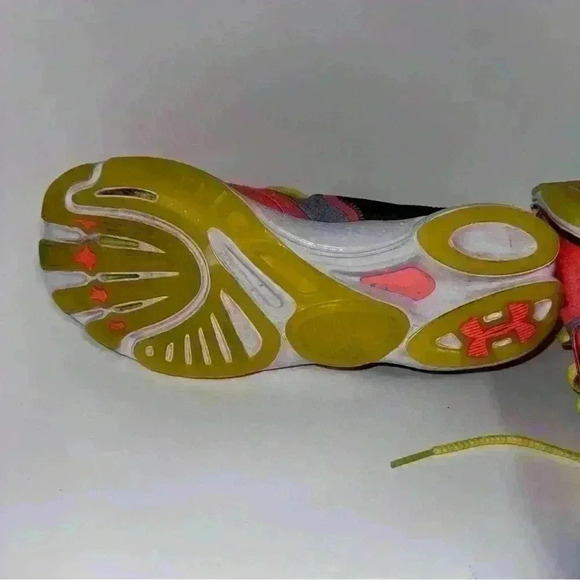 UNDER ARMOUR MICRO 4D FOAM MPZ SNEAKERS ORANGE SIZE 9.5 For Woman! - Picture 8 of 9